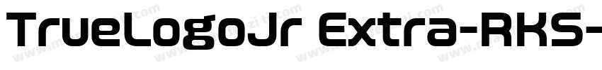 TrueLogoJr Extra-RKS字体转换